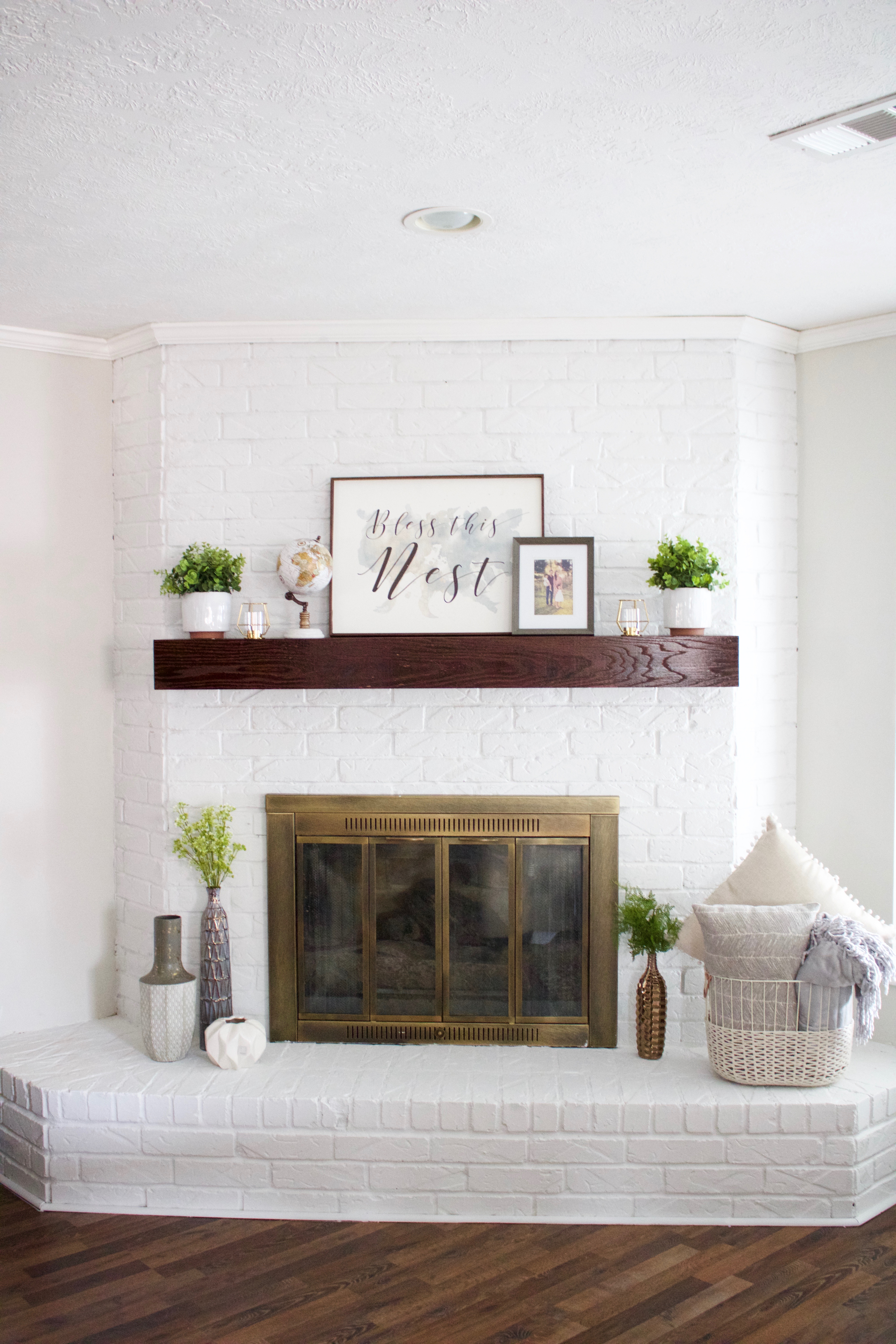 Fireplace Makeover Before And After Photos A Beautiful Rawr 5474