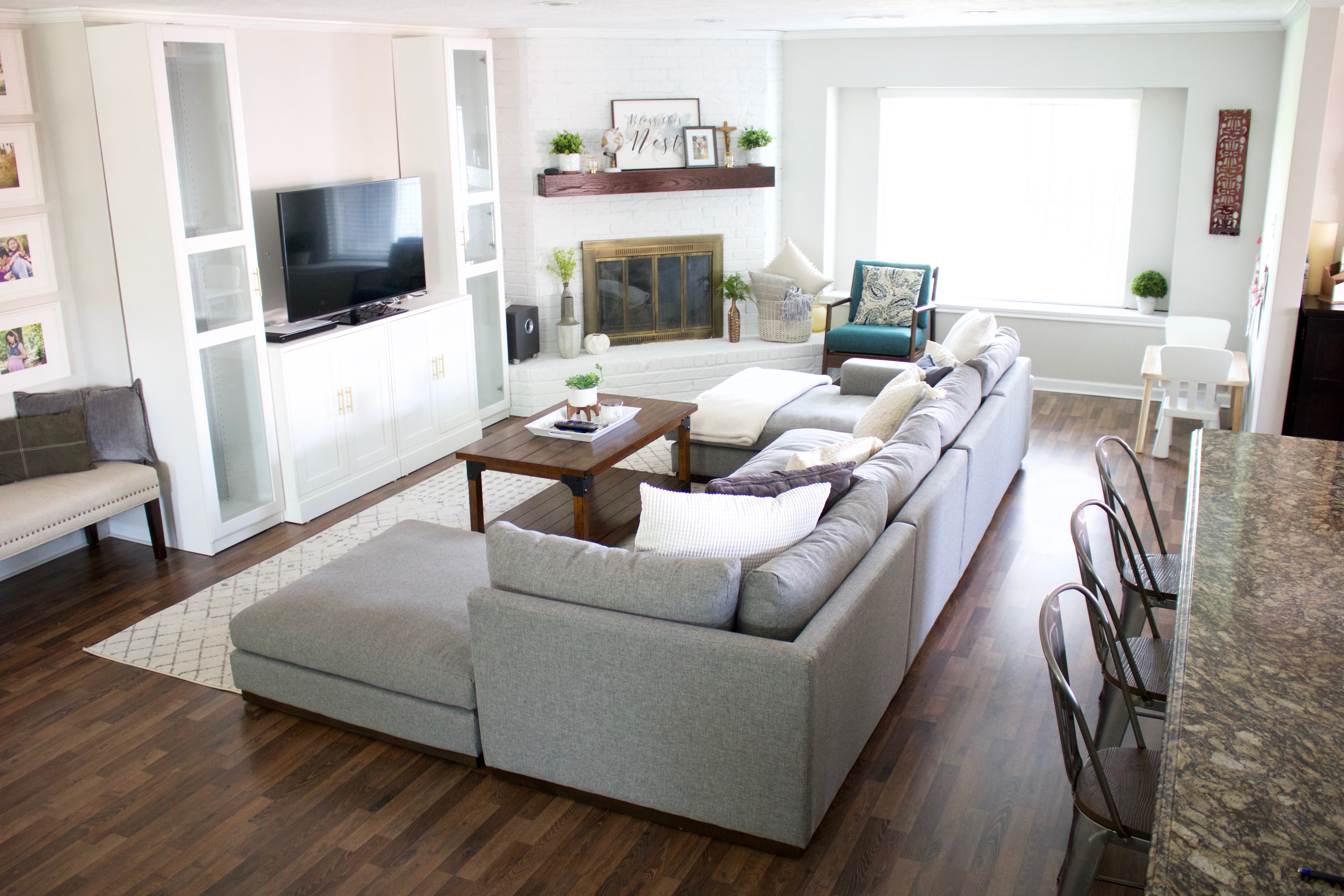 budget makeover living room